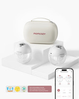 Momcozy M5 Smart Bärbar Dubbelpump - Grey