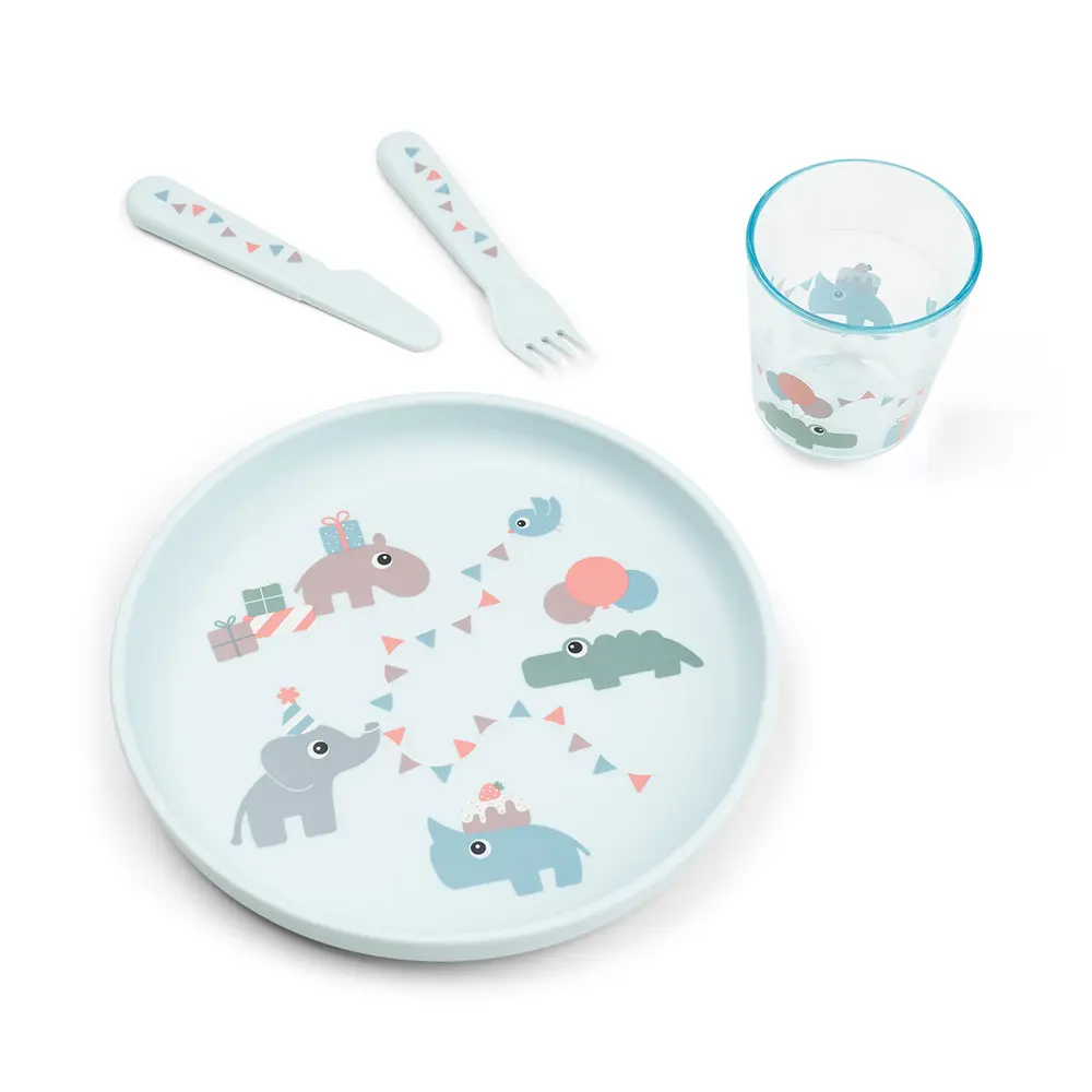 Done By Deer Matset Celebration - Blue | Baby & Barn - Äta - Barnserviser | BabyMode