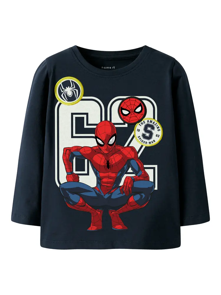 Deep Spiderman Tröja - Navy blazer - 92 | Barnkläder - Toppar - Blusar | BabyMode