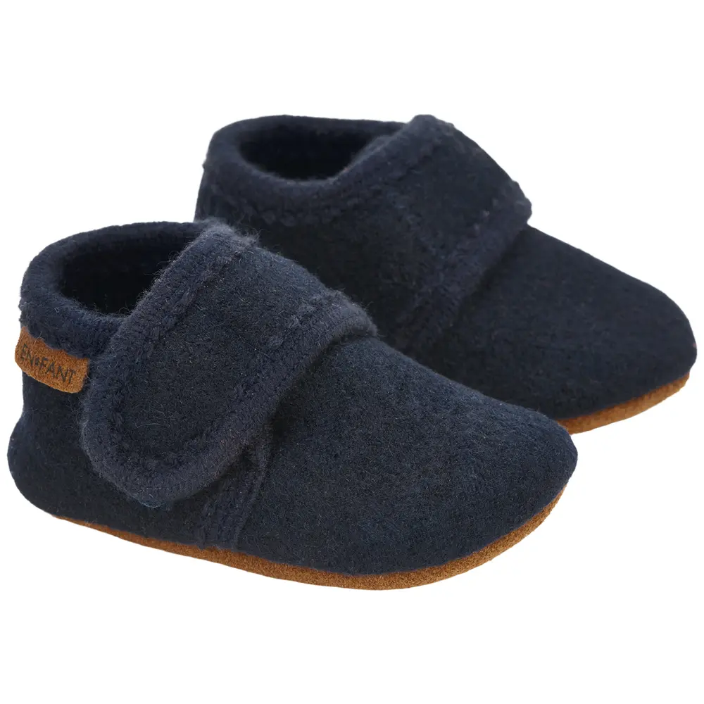 Ulltofflor - Navy - 17/18 | Barnskor - Inneskor & tofflor - Ulltofflor | BabyMode