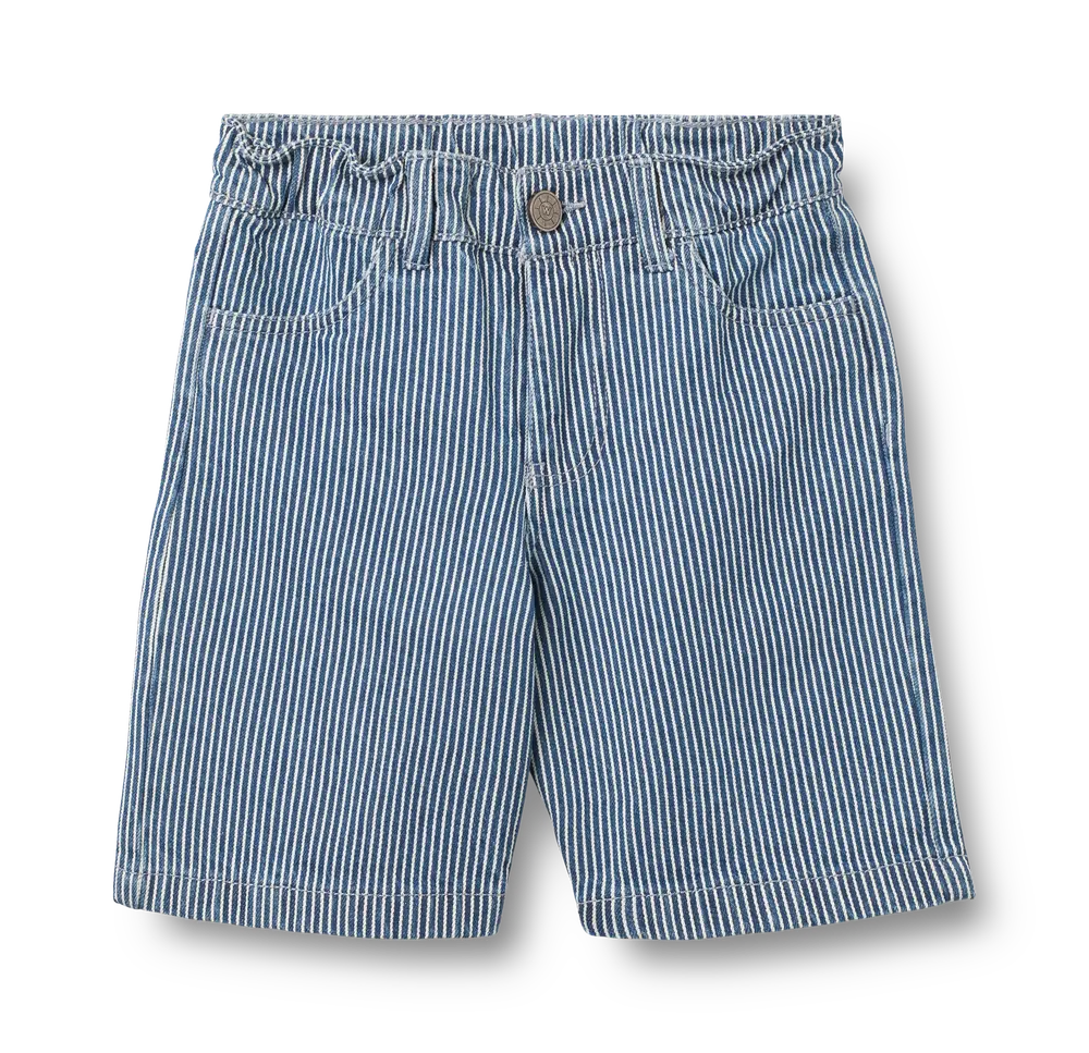 Christian Shorts - Denim stripe - 116 | Barnkläder - Underdelar - Shorts | BabyMode