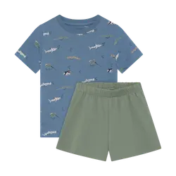 T-shirt och Shorts Set - Blue Shadow | Kläder - Set & Multipack - Shorts | BabyMode
