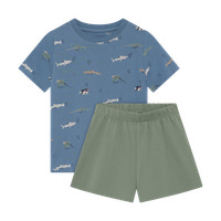 T-shirt och Shorts Set - Blue Shadow
