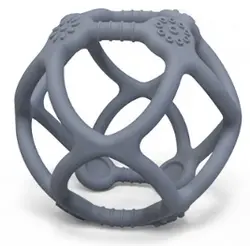 Bitleksak Boll Silikon - Blå | Leksaker - Babyleksaker - Bitringar & skallror | BabyMode