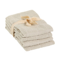 Tvättlapp (4-pack) - Beige