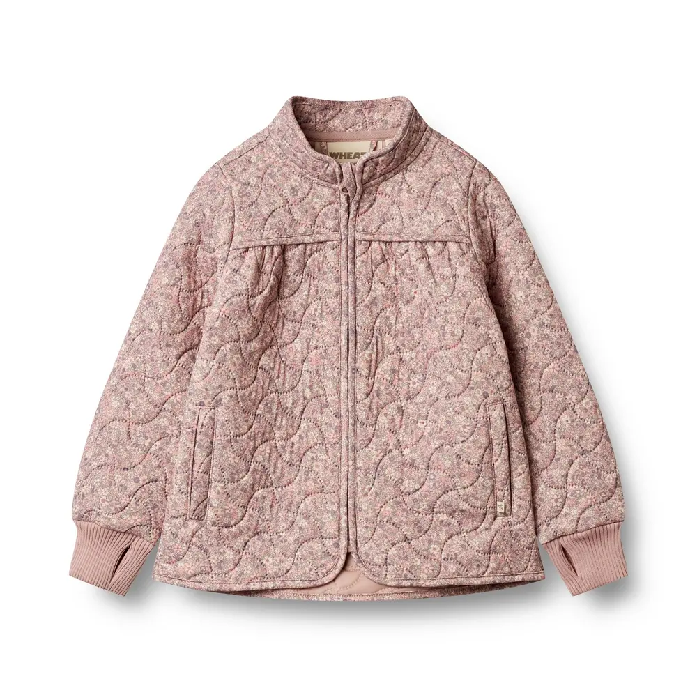 Termojacka Thilde - Powder Flower Meadow - 128 | Barnkläder - Ytterplagg - Termokläder | BabyMode