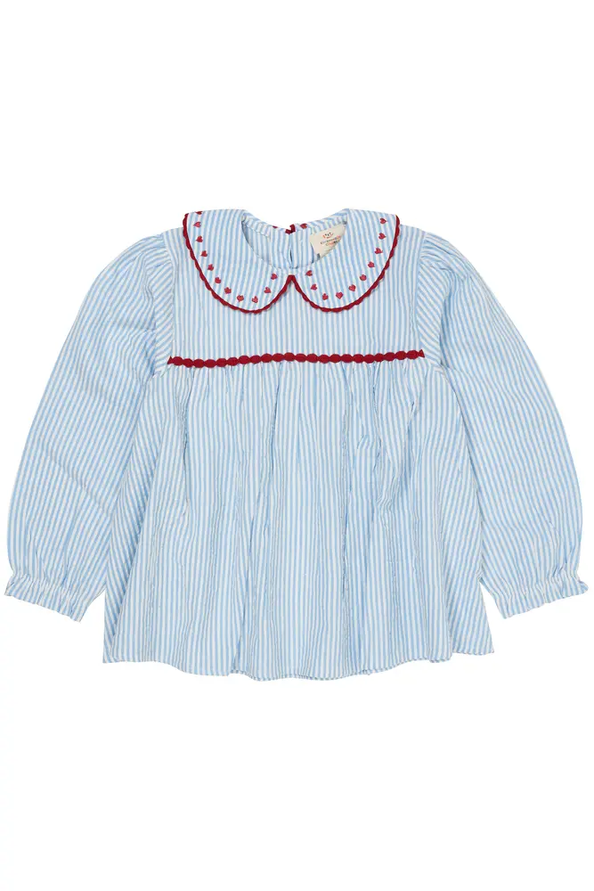 Tunika m. hjerter - BERRY - 116 | Barnkläder - Toppar - Skjortor | BabyMode