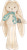 Lapinoo Docka Cream 25 cm