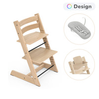 Stokke® Tripp Trapp Stol Oak Inkl. Newborn Set & Babyset - Natural