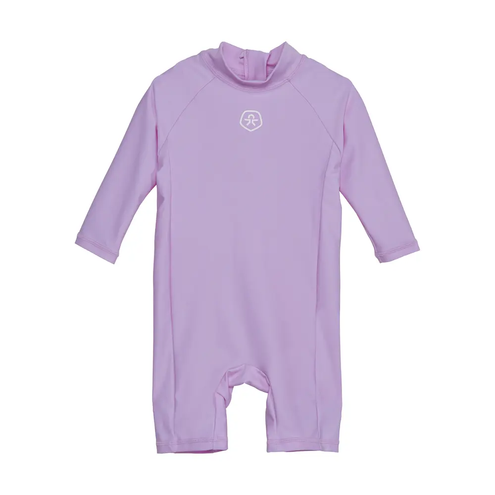 Långärmad UV-dräkt - Lavender Mist - 98 | Barnkläder - Badkläder - Baddräkter & bikinis | BabyMode
