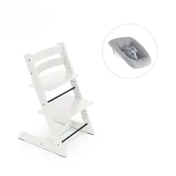 Tripp Trapp Stol bok & Newborn Set - Vit | Baby & Barn | BabyMode