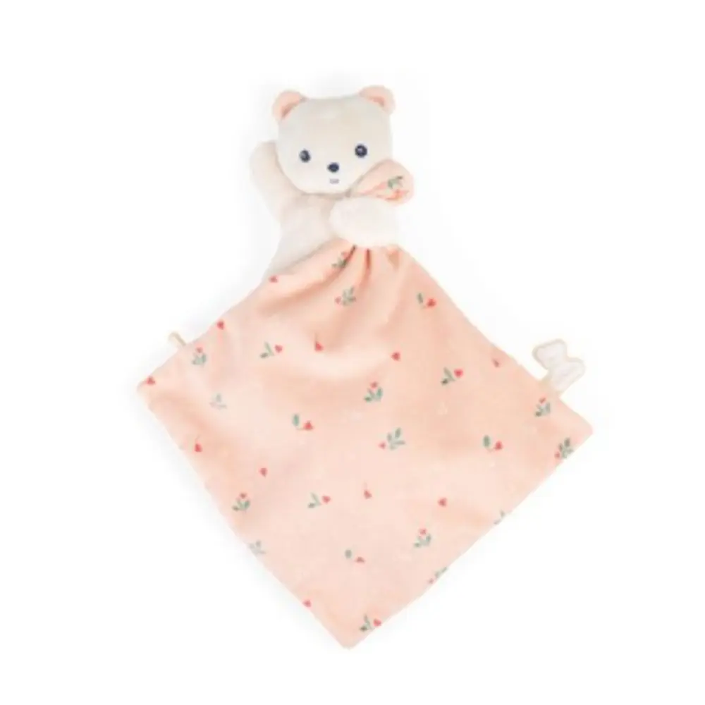 Carre Douceur Doudou Bear Leaves Of Love 17cm | Leksaker - Nallebjörnar & gosedjur - Snuttefiltar | BabyMode