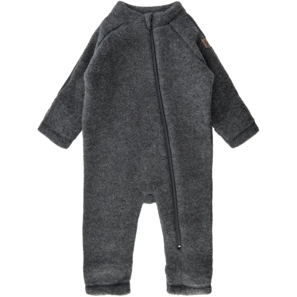 Overall Ull - Anthracite Melange - 104 | Barnkläder - Ull - Ulloveraller | BabyMode