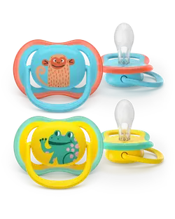 Ultra Air napp, 18 m+, gul/blå | Baby & Barn - Sköta - Nappar | BabyMode