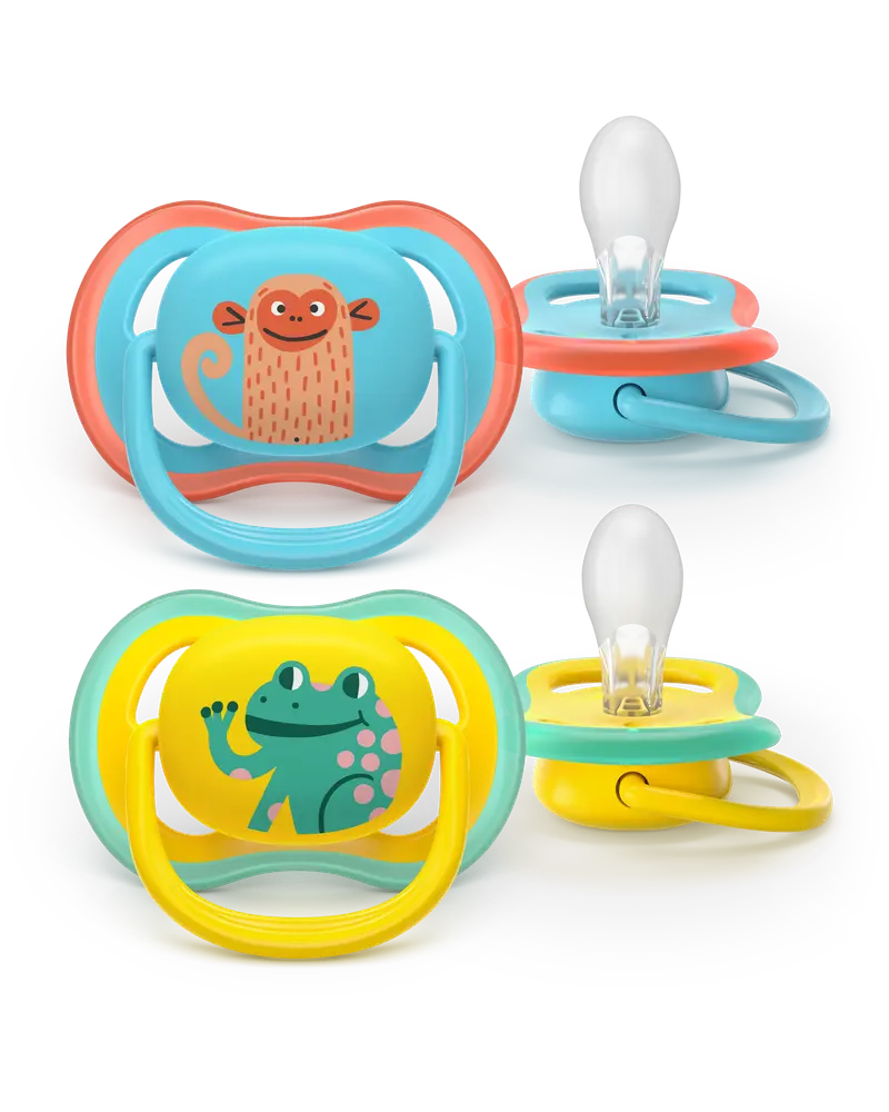 Ultra Air napp, 18 m+, gul/blå | Baby & Barn - Sköta - Nappar | BabyMode