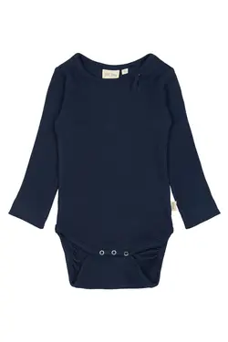 Långärmad Body - Dress Blue | Kläder - Bodys & overaller - Långärmad body | BabyMode