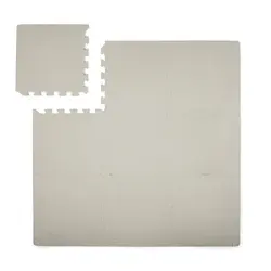 Skumlekmatta 90x90cm - Light Grey | Leksaker - Babyleksaker - Lekgolv & mattor | BabyMode