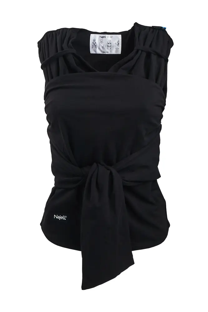 Najell Wrap Bärsjal S - Charcoal Black | Baby & Barn - Bärselar & bärsjalar - Bärsjalar | BabyMode