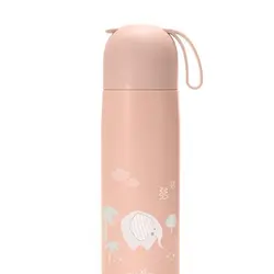 Vattenflaska Rostfritt Stål 400 ml - Rosa | Baby & Barn - Äta - Matlådor & vattenflaskor | BabyMode