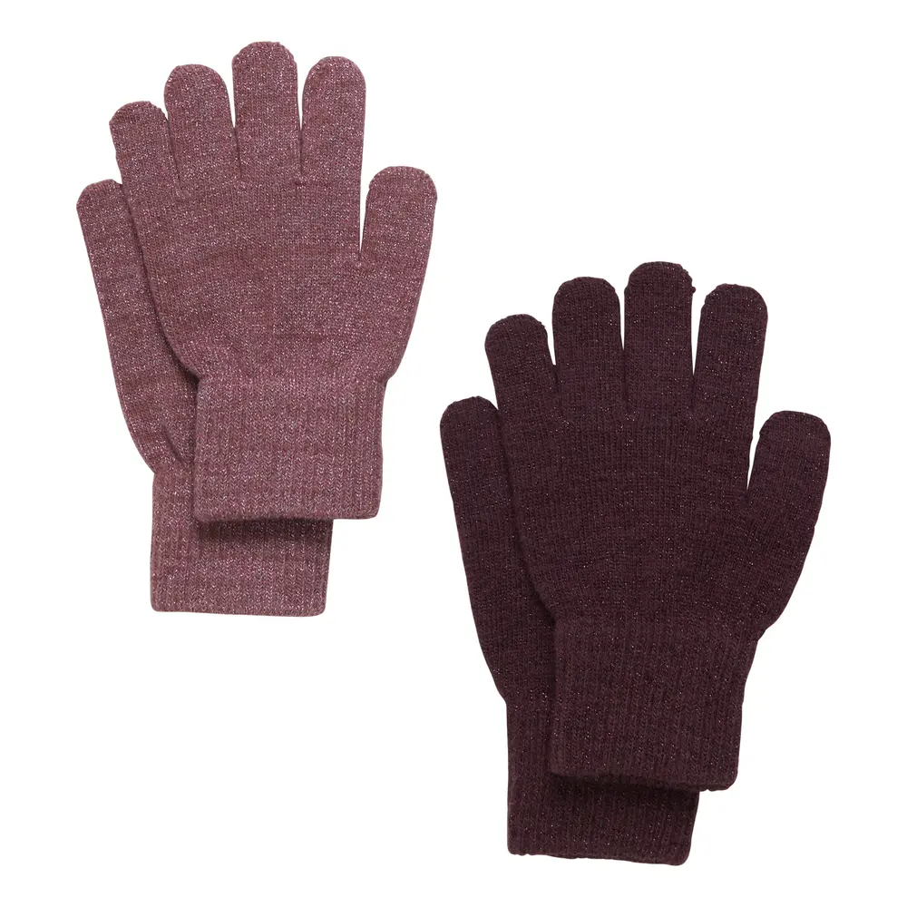 Magiska Glittervantar 2-pack - 694 - 7-12 år