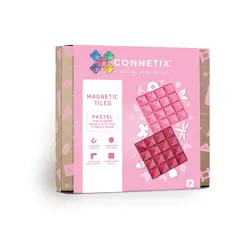 Base Plate-magnetplader 2 stk.-pastel pink & berry | Leksaker - Kreativ lek - Magnetiskt lekset | BabyMode