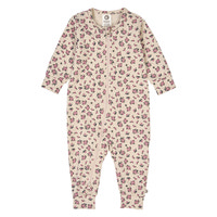 Långärmad Jumpsuit Zinna - Oak/Nostalgia Rose/Deep Green
