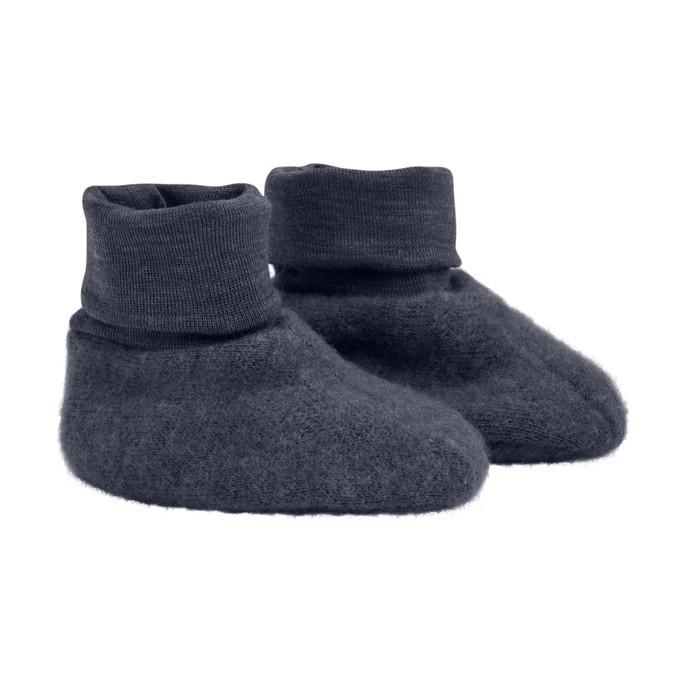 Fixoni Tossor Ull - Odyssey Gray Melange - 50\56 | Barnkläder - Ull - Ullmössor, ullvantar och ulltossor | BabyMode