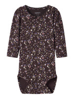 Name It Oceana Långärmad Body - Chocolate Plum