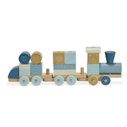 Klosståg - Blå | Leksaker - Babyleksaker - Träleksaker | BabyMode