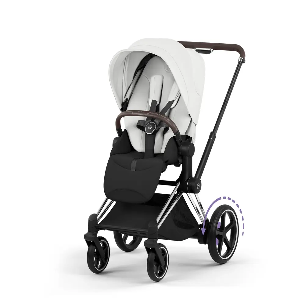 Cybex e-Priam Style Sittvagn - City Grey/Chrome Brown