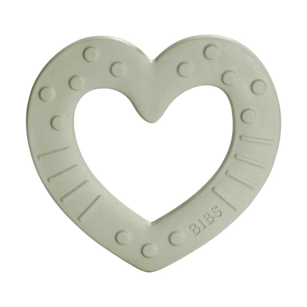 Bitleksak Baby Bitie Heart - Sage | Leksaker - Babyleksaker - Bitringar & skallror | BabyMode