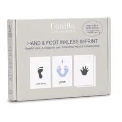 Hand- och fotavtryck 2-pack - Blå/Svart | Leksaker - Kreativ lek - Hand- och fotavtryck | BabyMode