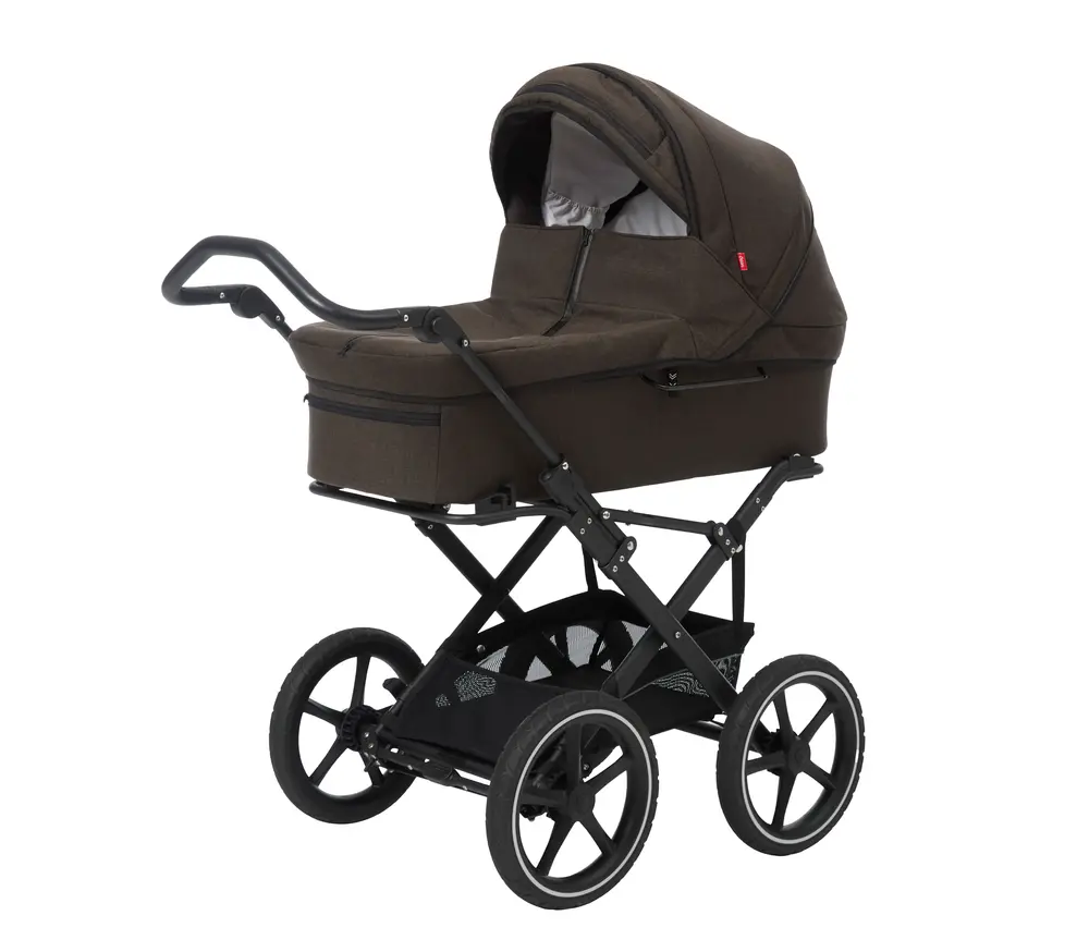 Odder North Barnvagn - Dark Brown | Barnvagnar - Liggvagnar | BabyMode