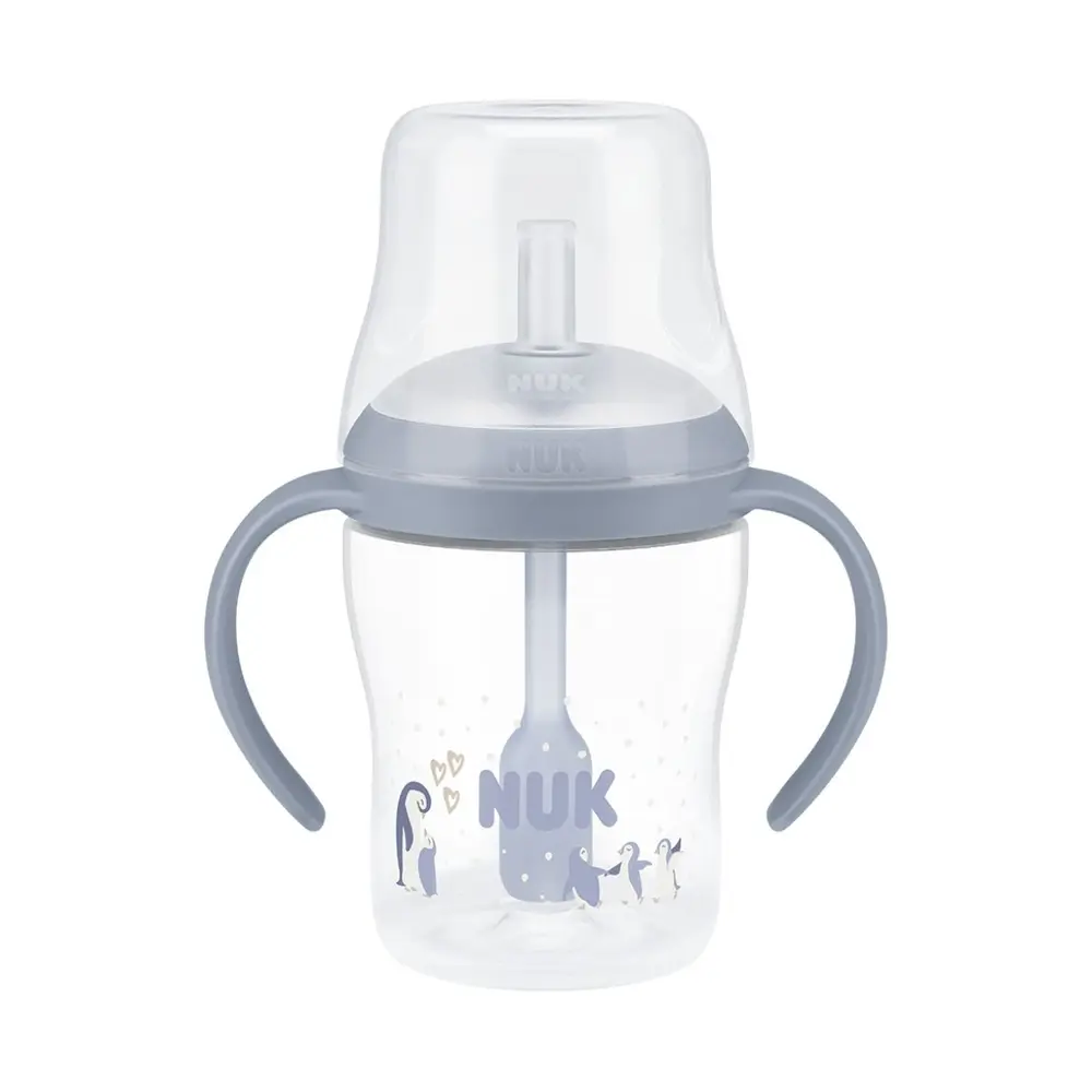 Perfect Match Learner Bottle Straw 150 ml - Penguin | Baby & Barn - Äta - Träningsmuggar & flaskor | BabyMode