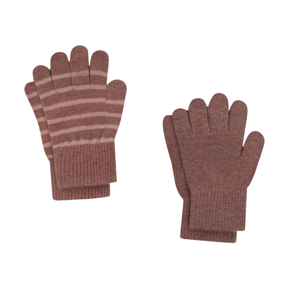 Celavi Magic Handskar 2-Pack - Burlwood - 3-6 ÅR
