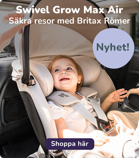 Nyhet! Britax Swivel grow max air lux bilbarnstol