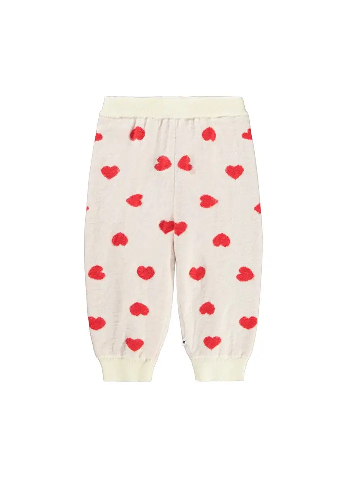 Molo Solana Byxor - Red Hearts - 98