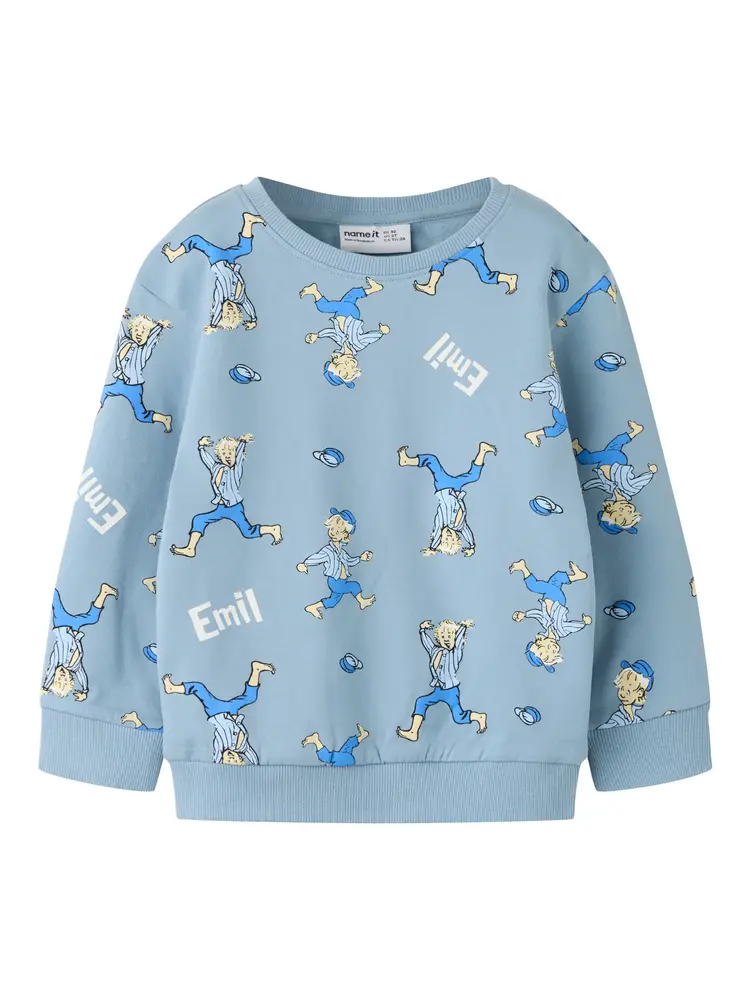 Name It Alfe Emil Sweatshirt - Ashley Blue - 86