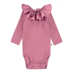 Långärmad Body Foss - Fox Glove | Kläder - Bodys & overaller - Långärmad body | BabyMode