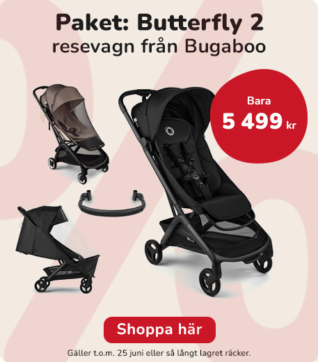 Bugaboo Butterfly 2 paket endast 5499 kr