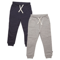 2 Pak Basic Sweatbuks - Navy/Grå/778