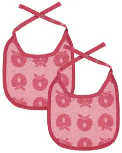 2 pak lille hagesmæk med æbler Sea pink | Baby & Barn - Äta - Haklappar | BabyMode