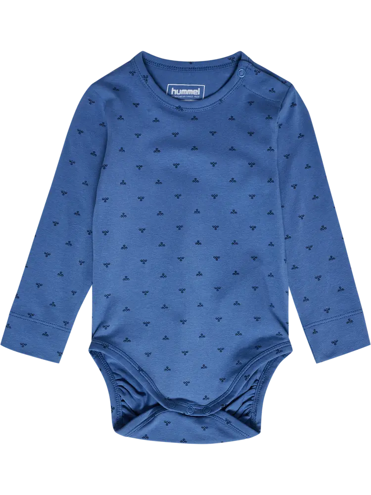 Långärmad Body Bee - Dutch Blue - 68 | Barnkläder - Bodys & overaller - Långärmad body | BabyMode