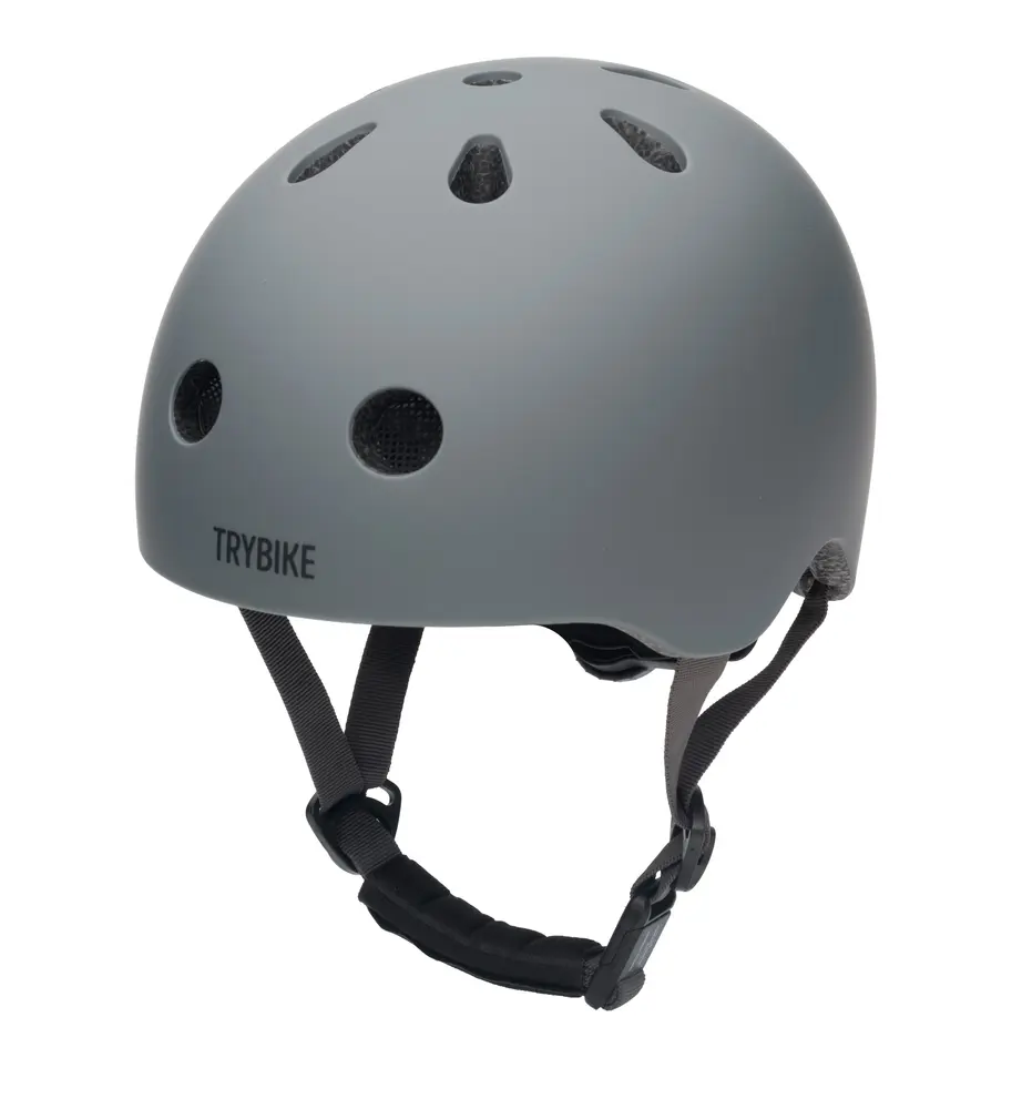 Trybike Cykelhj&auml;lm Med Retrolook &ndash; Antracitgr&aring; XS