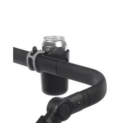 Mugg- & Flaskhållare Svart | Barnvagnar - Barnvagnstillbehör - Mugghållare | BabyMode