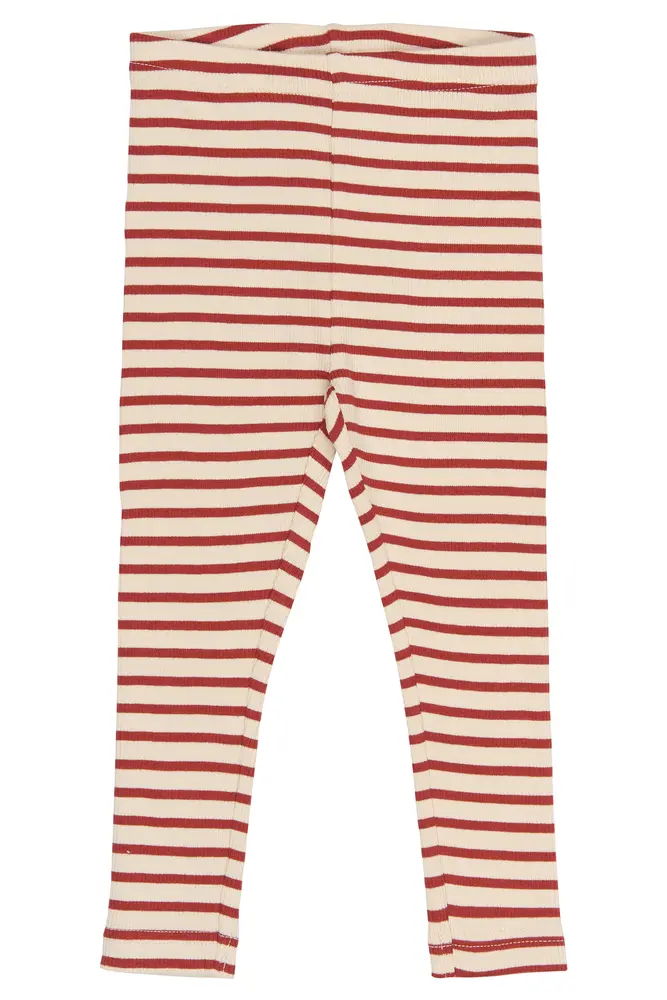 Sky Leggings - Cinnabar Striped - 92 CM