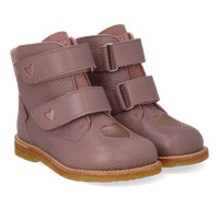 Angulus TEX-stövlar Med Kardborreband - Faded Rose/Rose Copper