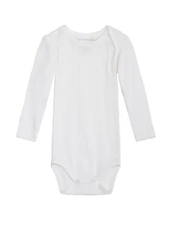 Baby body - Off white | Kläder - Bodys & overaller - Långärmad body | BabyMode