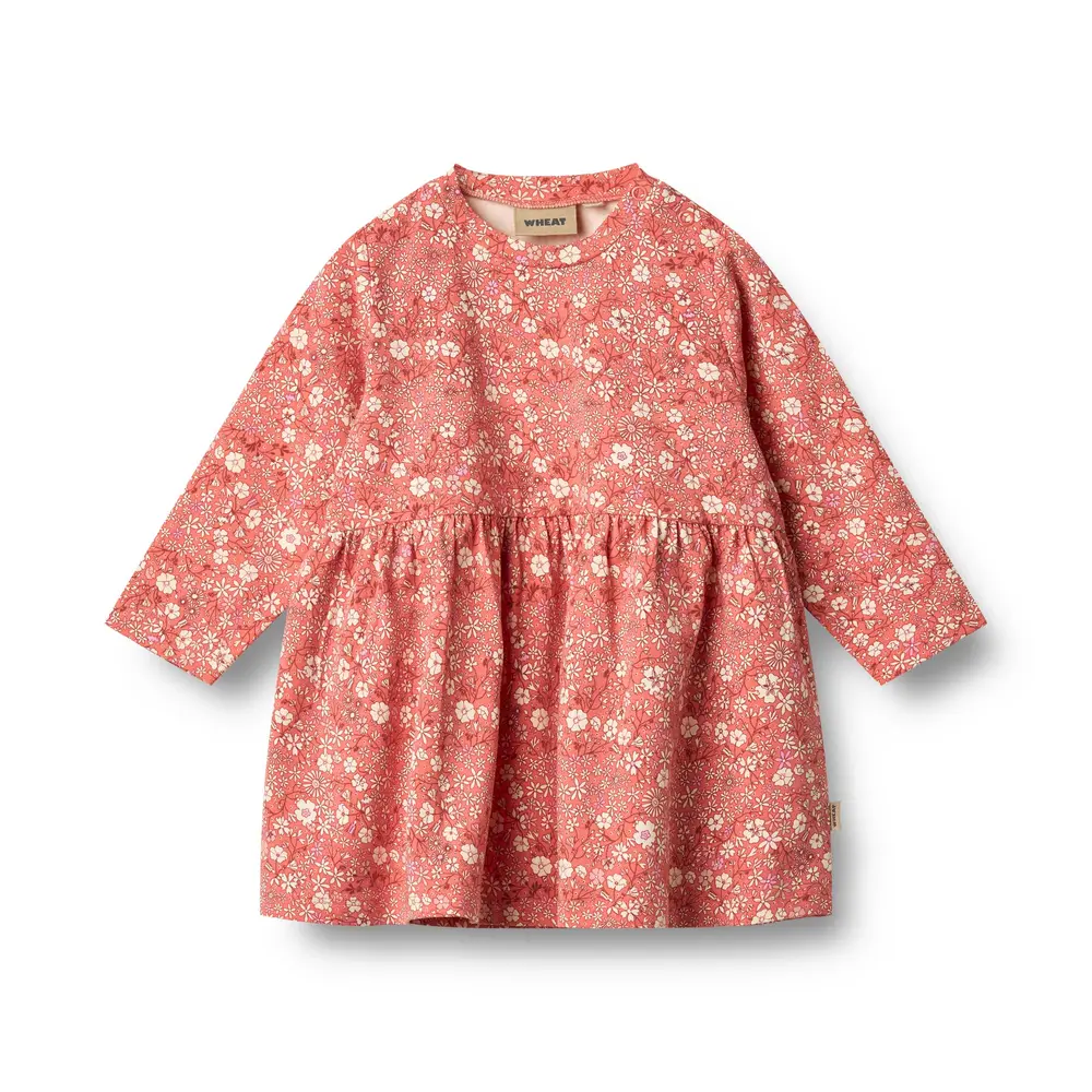 Klänning Sessa - Coral Flowers - 62 | Barnkläder - Toppar - Klänningar - Klänningar | BabyMode
