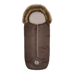 Nord 2025 åkpåse - brown | Barnvagnar - Barnvagnstillbehör - Åkpåsar | BabyMode